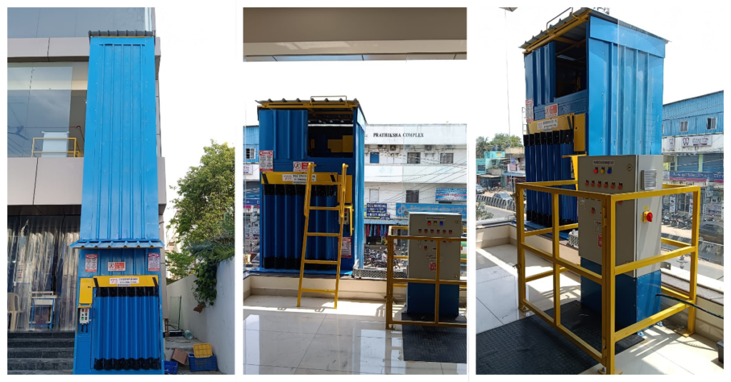 glimpse of our indoor lift