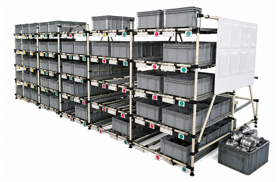 pipe and joint storage rack